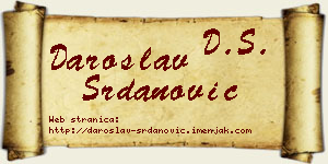Daroslav Srdanović vizit kartica